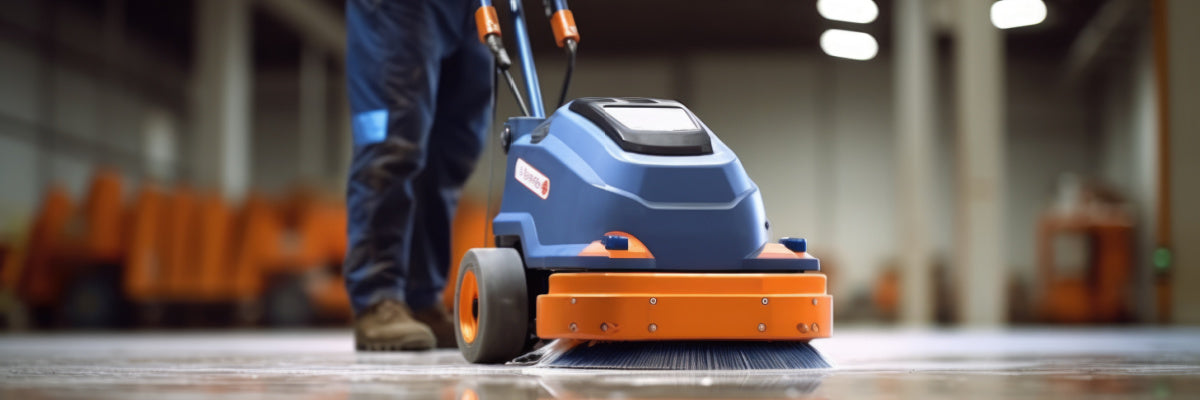 Choosing the Right Cleaning Arsenal for Your Warehouse: Sweepers vs. Scrubbers